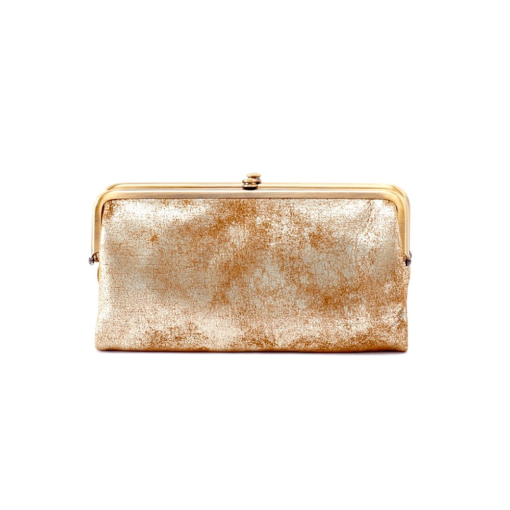 Lauren Hobo Wallet - Gilded Leaf